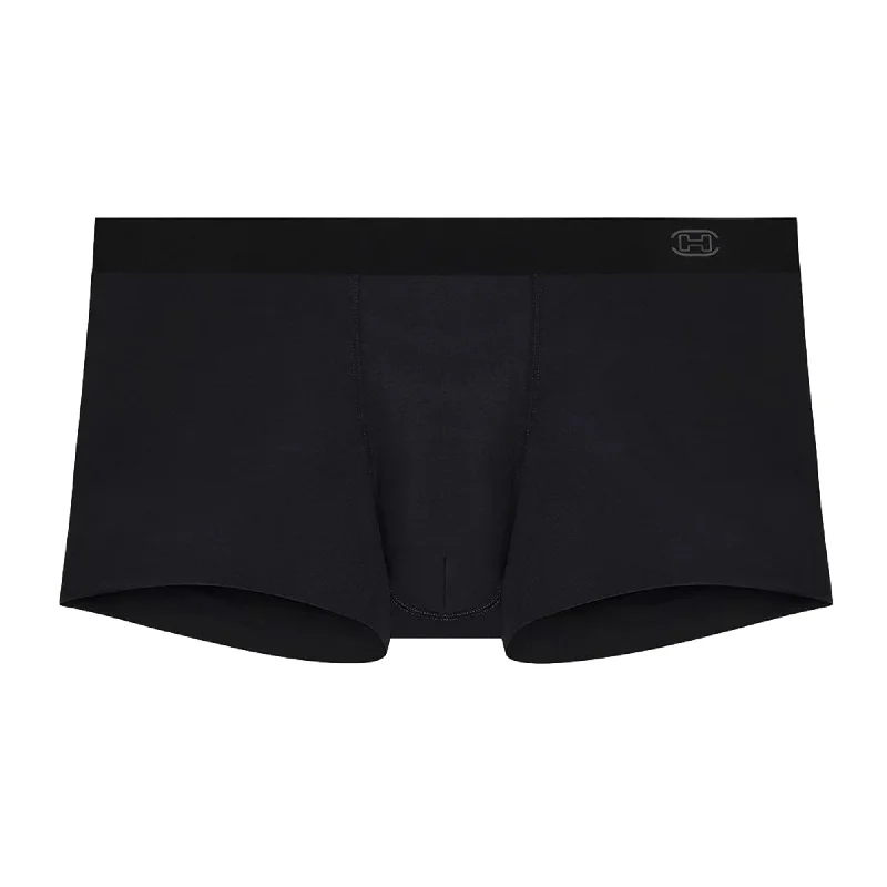 Organic cotton men's boxer briefs for sensitive skinHOM Modal Clean Cut Invisible Comfort Boxer Briefs - Black Organic cotton men's boxer briefs for sensitive skinHOM Modal Clean Cut Invisible Comfort Boxer Briefs - Black