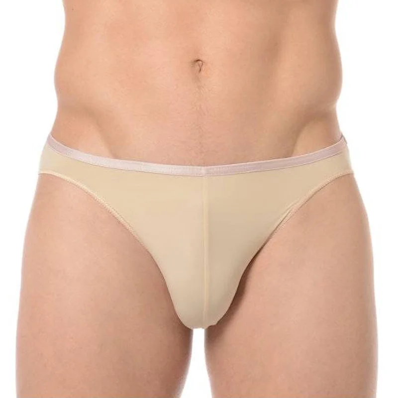 Vintage - style men's briefs for a retro lookHom Plumes Temptation Micro Brief - Skin