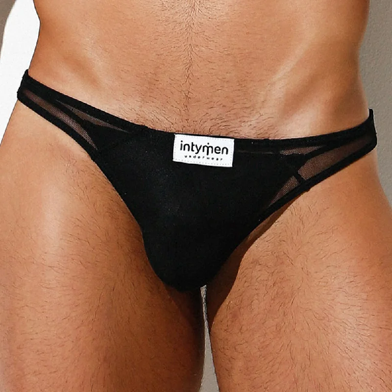 Strappy men's sexy underwear for a fetishistic touchIntymen INI031 Azurro Bikini