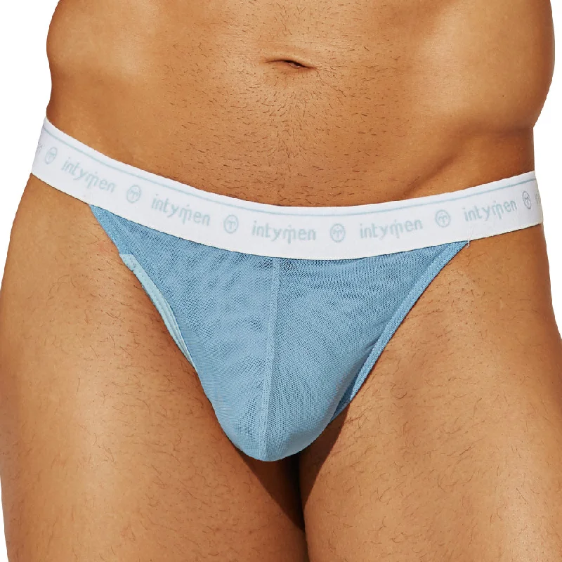 Glittery men's sexy underwear for a party vibeIntymen INK016 V-Back Sheer Thong