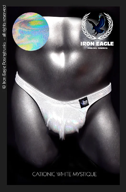 Organic men's trunks for an eco - conscious optionCationic White Mystique