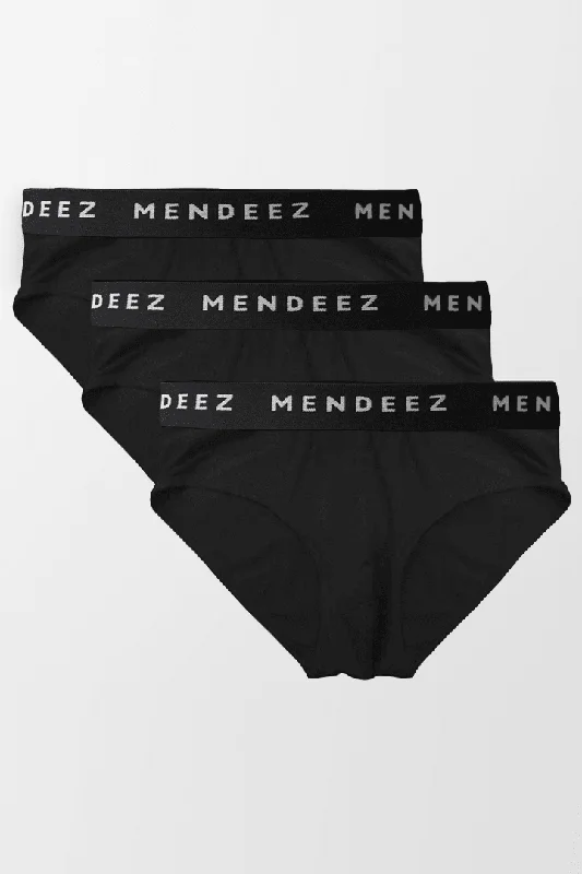 Designer - label men's briefs for high - end fashionJacquard Brief - Pack of 3 - Black Designer - label men's briefs for high - end fashionJacquard Brief - Pack of 3 - Black