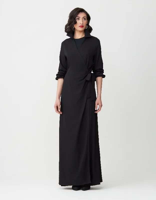 Plush men's robes with a Sherpa liningRayon Mock Wrap Maxi Dress with Collar and Self Tie Bow Plush men's robes with a Sherpa liningRayon Mock Wrap Maxi Dress with Collar and Self Tie Bow
