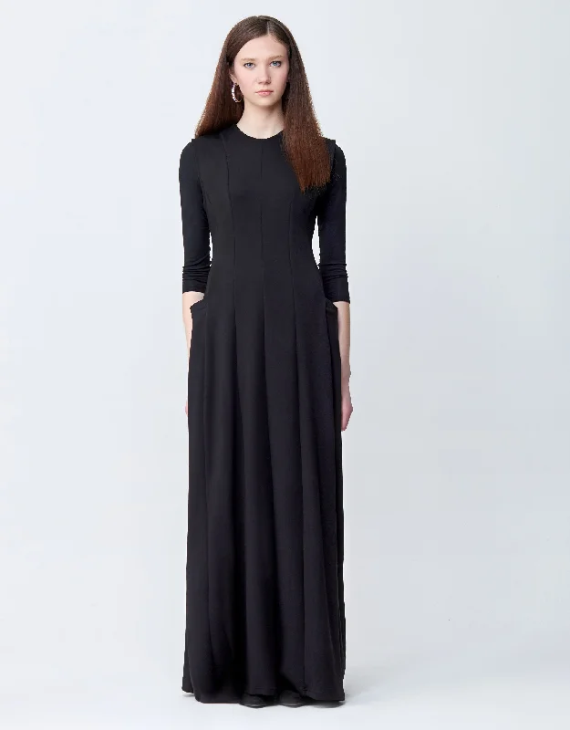 Men's robes made from sustainable materialsJersey Princess Seamed Sleeveless Maxi Dress Shabbos Robe with Pockets Men's robes made from sustainable materialsJersey Princess Seamed Sleeveless Maxi Dress Shabbos Robe with Pockets