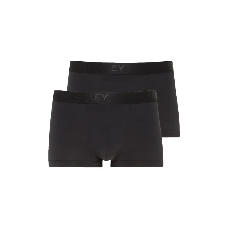 Men's trunks with a wide elastic waistbandJockey 24/7 Microfibre Air Short 2 Pack - Black Men's trunks with a wide elastic waistbandJockey 24/7 Microfibre Air Short 2 Pack - Black