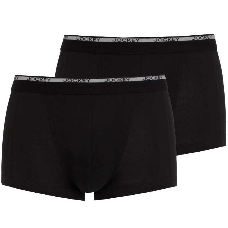 Slim - cut men's trunks for a modern styleJockey Modern Classic Short Trunk 2 Pack - Black Slim - cut men's trunks for a modern styleJockey Modern Classic Short Trunk 2 Pack - Black