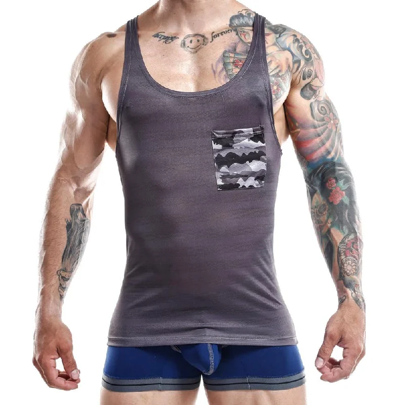 Studded men's sexy underwear for an edgy appealJocko JKM002 Tank