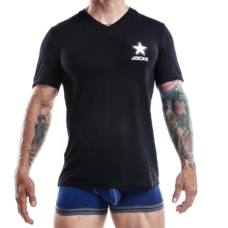 Leather men's sexy underwear for a bold lookJocko JKN002 T-Shirt