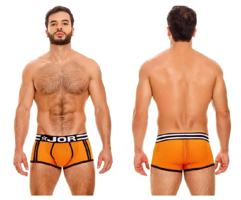 Microfiber men's boxer briefs for a smooth feelJOR 1734 Speed Trunks Color Orange