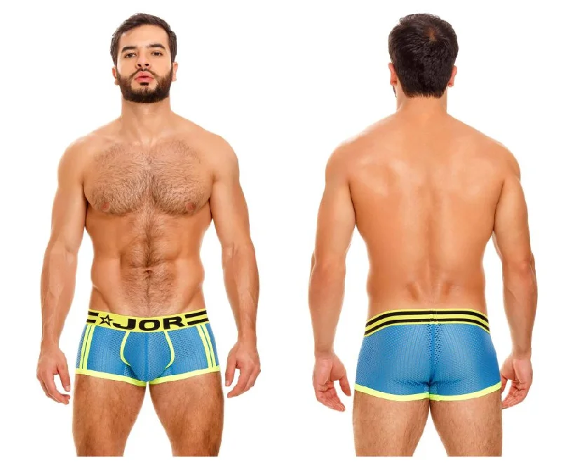 Men's boxer briefs with a reinforced waistbandJOR 1734 Speed Trunks Color Turquoise