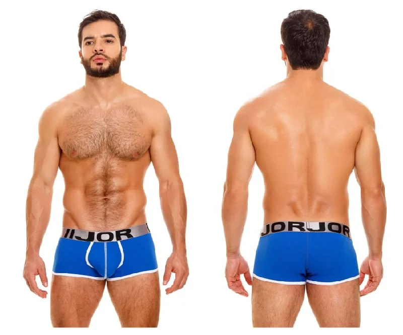 Breathable cotton men's boxer briefs for everyday wearJOR 1740 Riders Trunks Color Royal