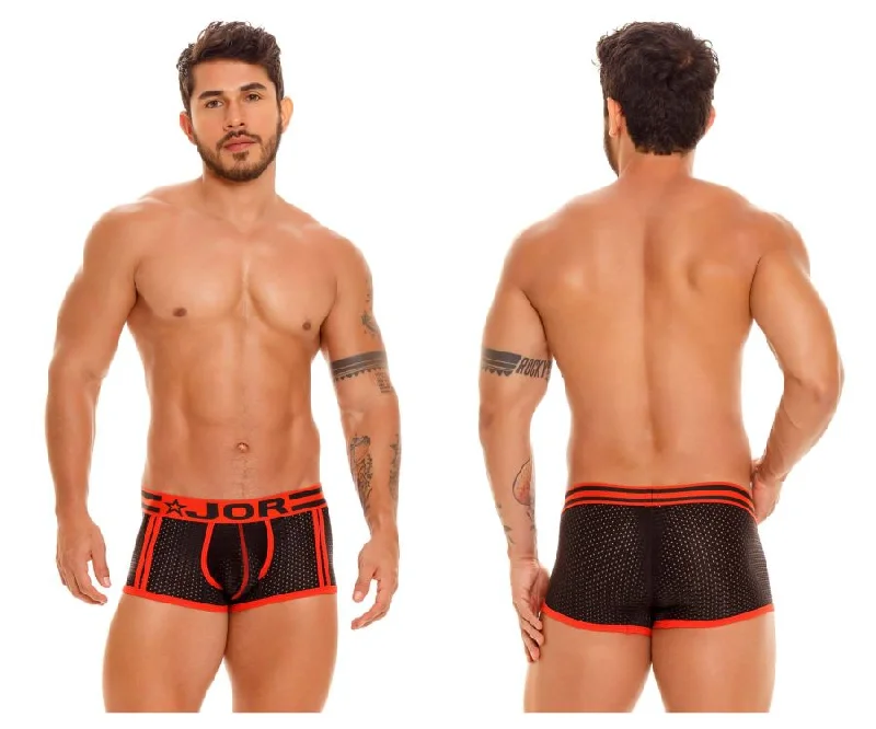 Breathable cotton men's boxer briefs for everyday wearJOR 1840 Nitro Trunks Color Black
