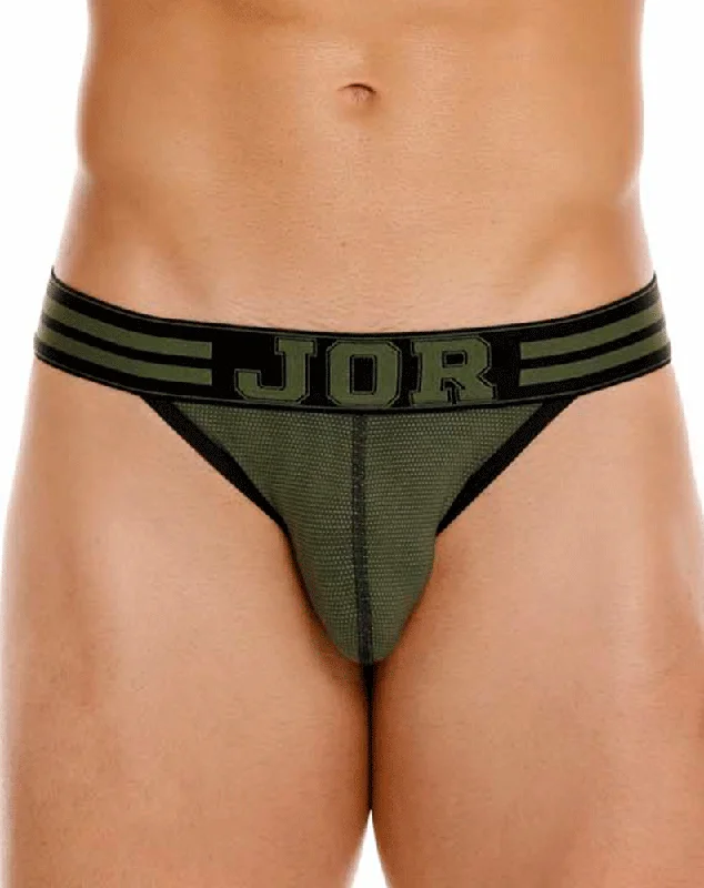 Tag - less men's thongs to prevent irritationJor 1947 College Thongs Green