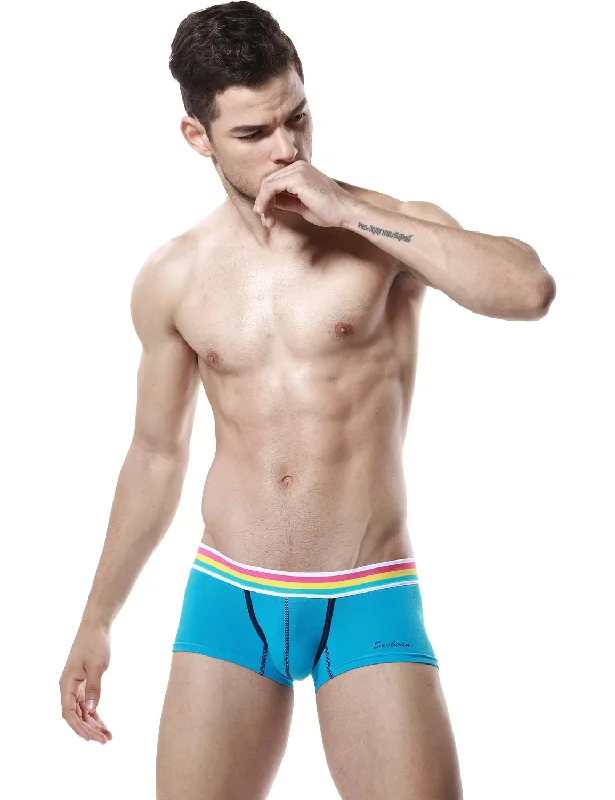 Compression men's boxer briefs for muscle supportLow Rise Sexy Boxer Brief Rainbow 60206 Compression men's boxer briefs for muscle supportLow Rise Sexy Boxer Brief Rainbow 60206