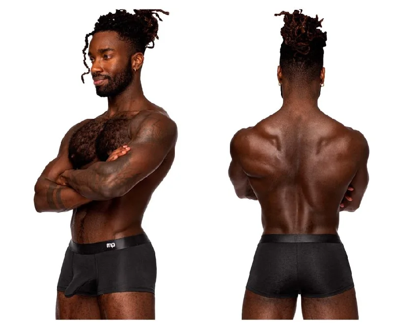 Thermal men's boxer briefs for cold weatherMale Power 129-281 Easy Breezy Mini Short with Sleeve Color Black