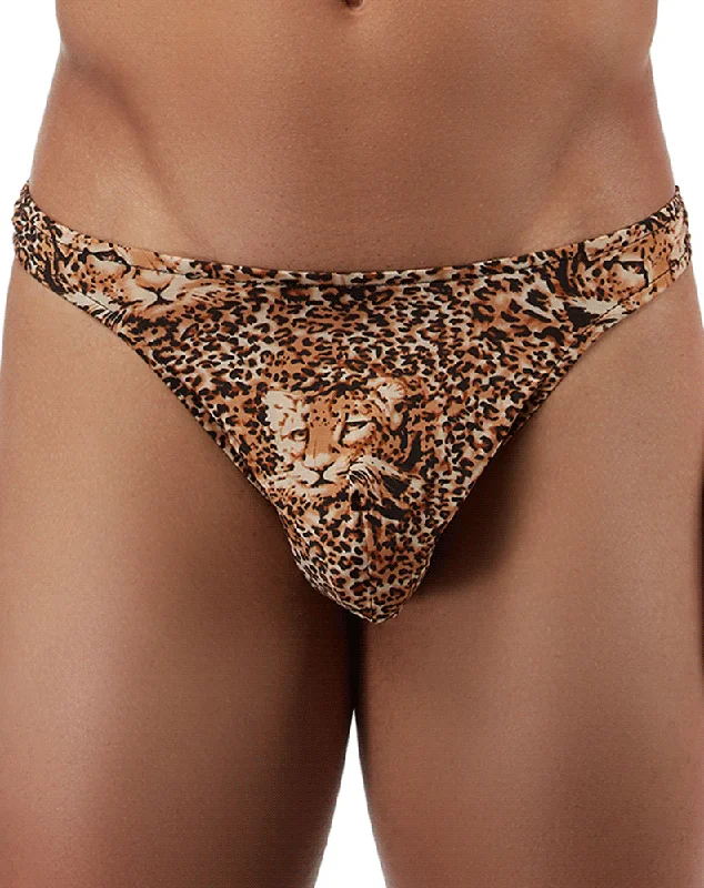 Mesh men's thongs for breathabilityMale Power 444030 Animal Wonder Thong Brown