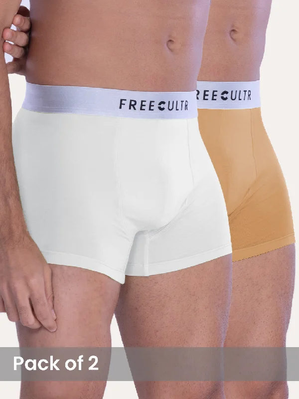 Breathable men's trunks for all - day wearMen's Anti-Bacterial Micro Modal Trunks with Silverfox Waistband (Pack of 2) Breathable men's trunks for all - day wearMen's Anti-Bacterial Micro Modal Trunks with Silverfox Waistband (Pack of 2)
