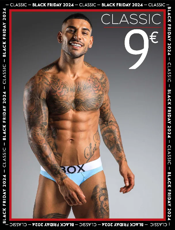Seamless men's briefs for a smooth look under clothesMens Blue Briefs