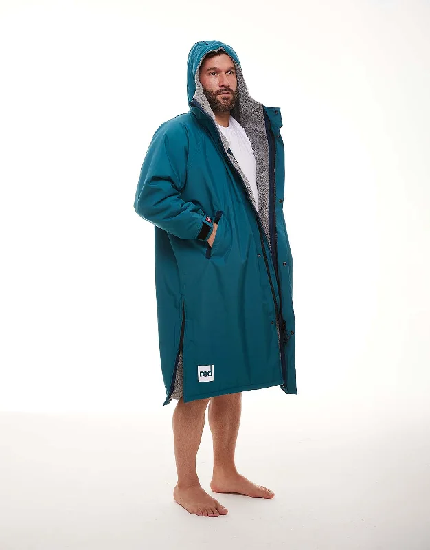 Tie - waist men's robes for a customizable fitMen's Long Sleeve Pro Change Robe EVO - Teal Tie - waist men's robes for a customizable fitMen's Long Sleeve Pro Change Robe EVO - Teal
