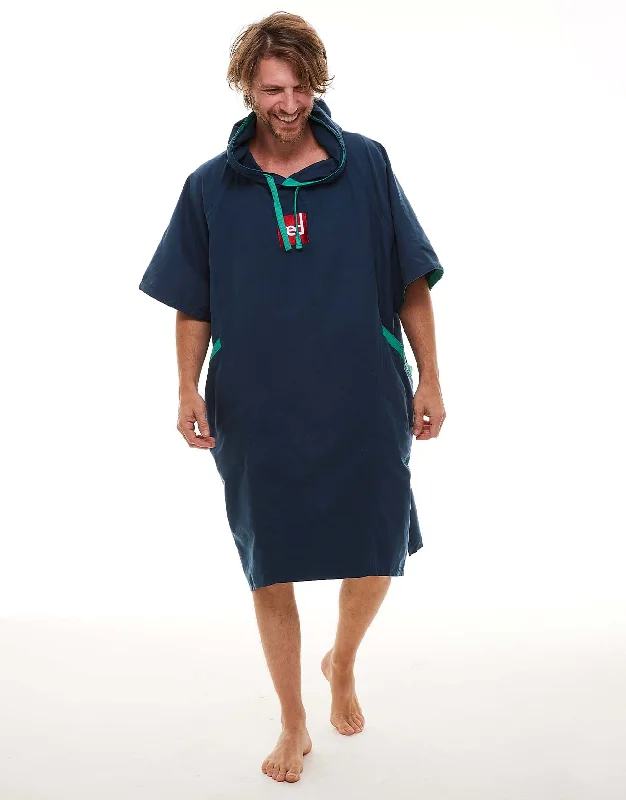 Jacquard - patterned men's robes for a stylish appearanceMen's Quick Dry Microfibre Changing Robe - Navy Jacquard - patterned men's robes for a stylish appearanceMen's Quick Dry Microfibre Changing Robe - Navy