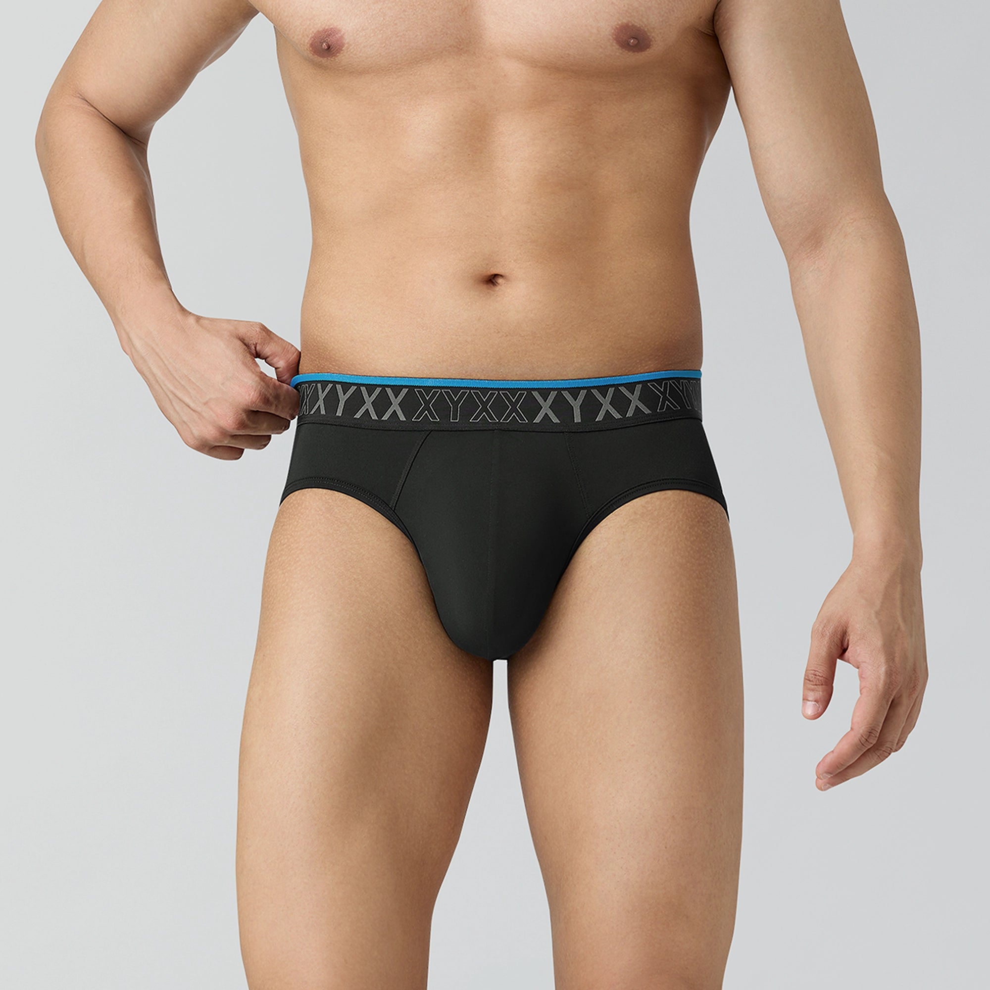 Men's briefs with a wide waistband for comfortZest Tactel Briefs Pitch Black