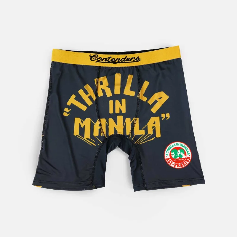 Men's boxer briefs with a reinforced waistbandMUHAMMAD ALI THRILLA BRIEF