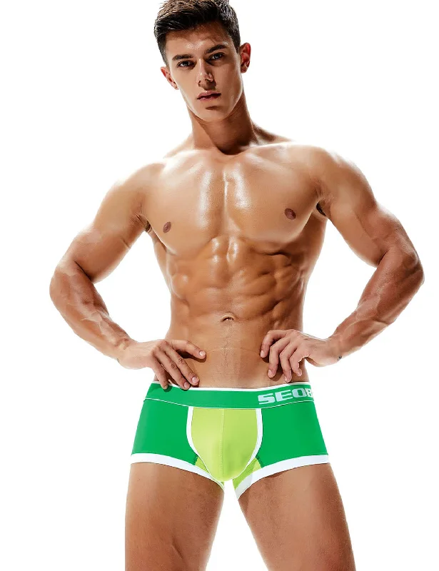 Men's boxer briefs with a contoured pouch for comfortNylon Low Rise Sexy Nylon Boxer Brief 90205 Men's boxer briefs with a contoured pouch for comfortNylon Low Rise Sexy Nylon Boxer Brief 90205