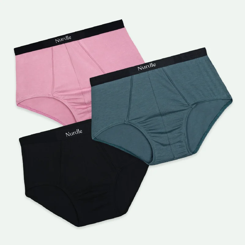Performance men's briefs for athletesPack of 3 - Ethan Briefs- Kids Boy Age 3-10 Years (Cobalt Charm, Cotton Candy, Obsidian Black) Performance men's briefs for athletesPack of 3 - Ethan Briefs- Kids Boy Age 3-10 Years (Cobalt Charm, Cotton Candy, Obsidian Black)