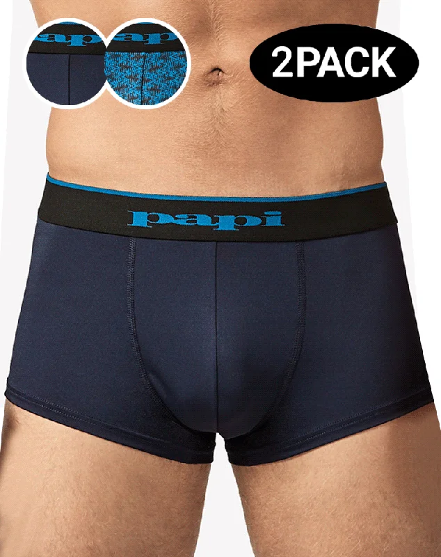 Papi Umpa048 Microflex Brazilian Trunks Teal-graphic
