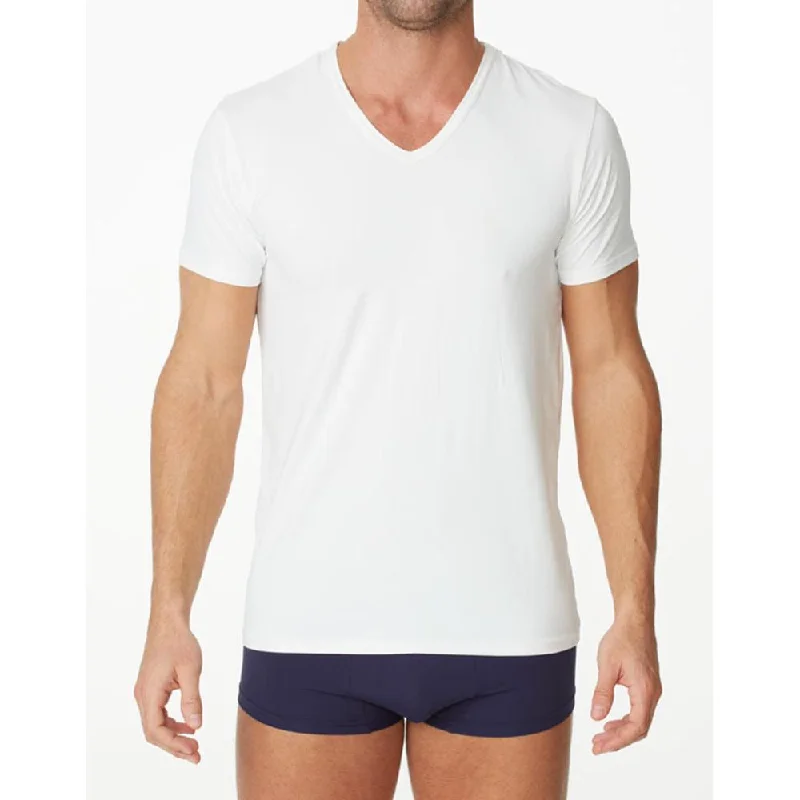 Mesh men's sexy underwear for a revealing styleParker & Max PMFP-TVN1 Micro Luxe V-Neck T-Shirt Mesh men's sexy underwear for a revealing styleParker & Max PMFP-TVN1 Micro Luxe V-Neck T-Shirt