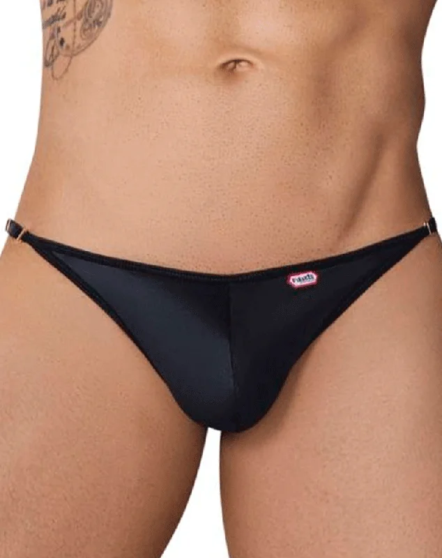 Designer men's thongs with a high - end finishPikante 1089 Hard Thongs Black