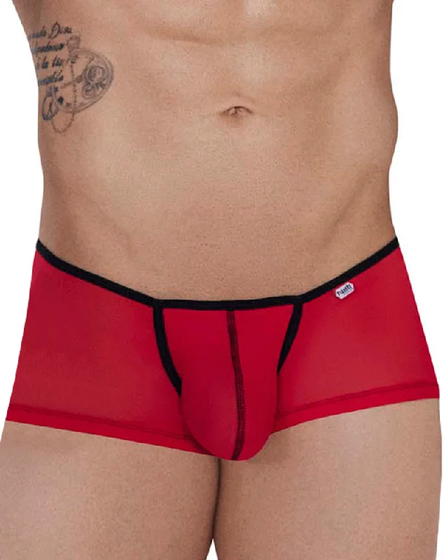 Patterned men's trunks, like camo or dotsPikante 1273 Sonar Trunks Red