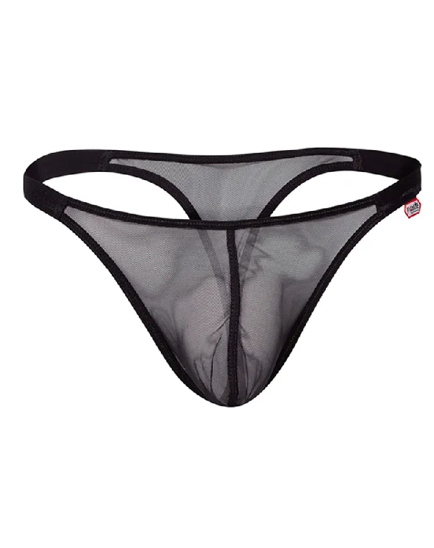 Microfiber men's thongs for a smooth feelPikante 1390 Gift Thongs Black