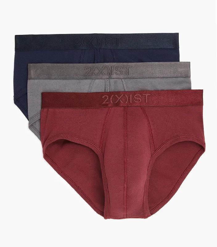 Patterned men's briefs with unique printsPima Cotton Contour Pouch Brief | 3-Pack
