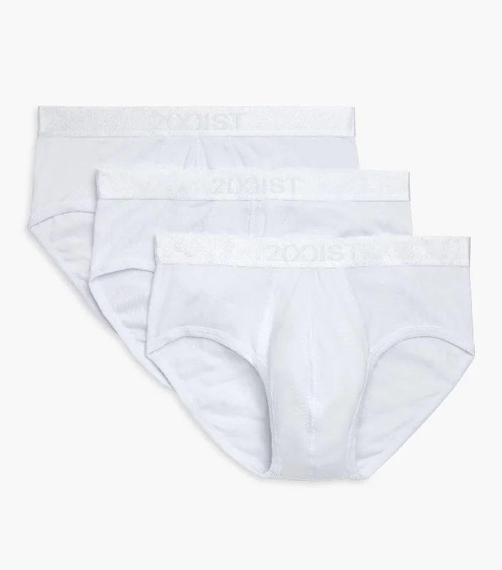 Men's briefs with a quick - dry featurePima Cotton Contour Pouch Brief | 3-Pack