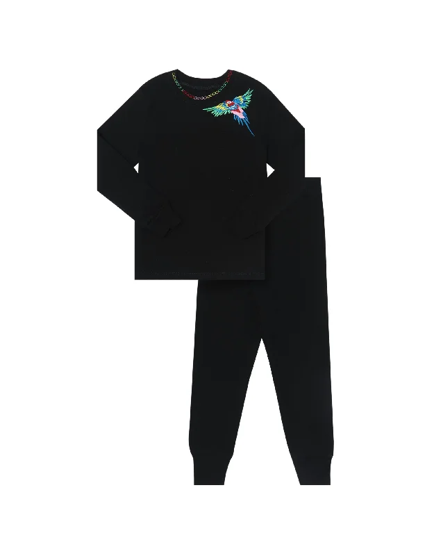 Cotton men's robes with a classic shawl collarPima Cotton Magic Bird Kids Pajamas Legging Playwear Set Pink Cotton men's robes with a classic shawl collarPima Cotton Magic Bird Kids Pajamas Legging Playwear Set Pink
