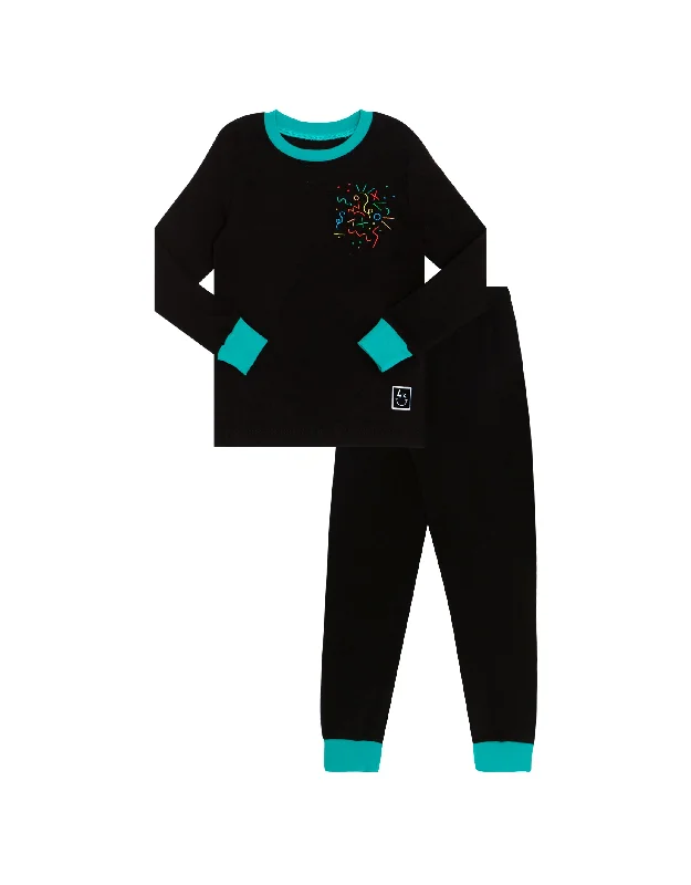 Monogrammed men's robes as a personalized giftPima Cotton Confetti Pajamas Legging Playwear Set Black Aqua Monogrammed men's robes as a personalized giftPima Cotton Confetti Pajamas Legging Playwear Set Black Aqua