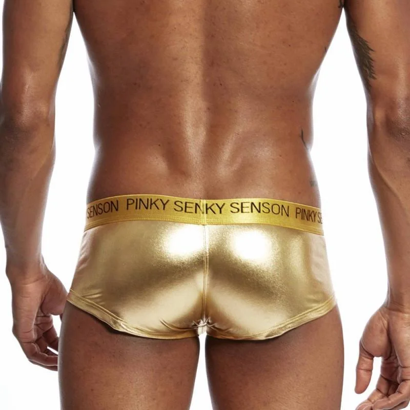 Patterned men's boxer briefs, such as stripes or checksPinky Senson Metallic Boxer Briefs Patterned men's boxer briefs, such as stripes or checksPinky Senson Metallic Boxer Briefs