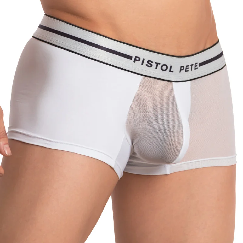 Leather men's sexy underwear for a bold lookPistol Pete PPG039  Pete Pecker Boxer