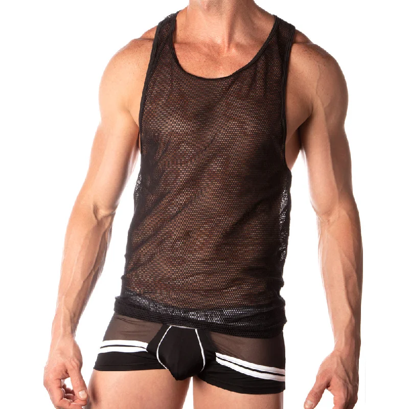 Thong - style men's sexy underwear for maximum exposurePistol Pete PPM014 Double Play Tank Thong - style men's sexy underwear for maximum exposurePistol Pete PPM014 Double Play Tank