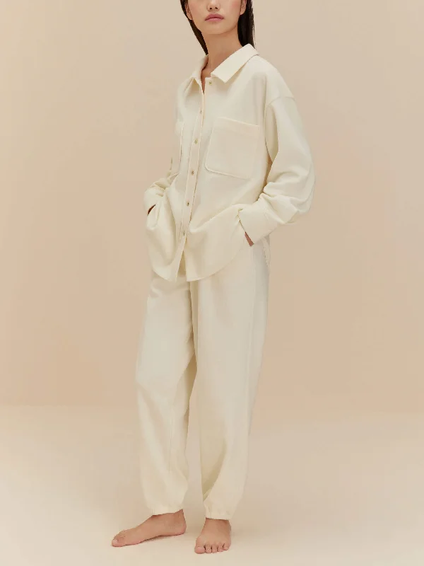 Water - resistant men's robes for post - shower usePlushy Pajama Top