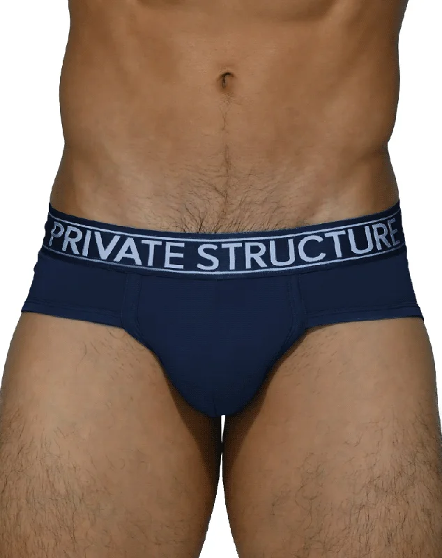 Designer - label men's briefs for high - end fashionPrivate Structure Pbuz3748 Platinum Bamboo Contour Briefs Air Force Blue Designer - label men's briefs for high - end fashionPrivate Structure Pbuz3748 Platinum Bamboo Contour Briefs Air Force Blue