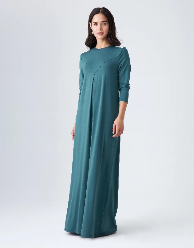 Men's robes made from sustainable materialsPull On Lace Trimmed V-Cut Nightgown Teal Green Men's robes made from sustainable materialsPull On Lace Trimmed V-Cut Nightgown Teal Green