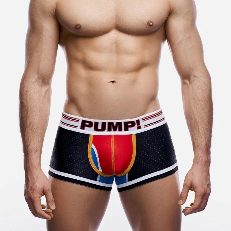 Athletic - style men's boxer briefs for active lifestylesPUMP! Circuit mesh boxer