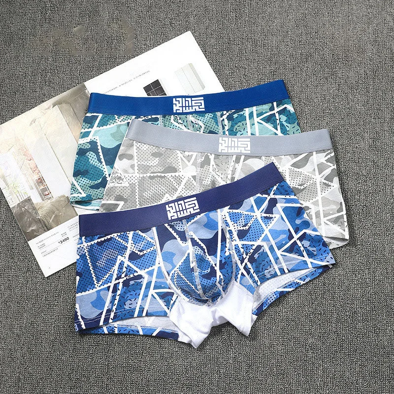 Men's trunks with a contoured pouch designPure Cotton Super Comfortable Men's Boxer Briefs Men's trunks with a contoured pouch designPure Cotton Super Comfortable Men's Boxer Briefs
