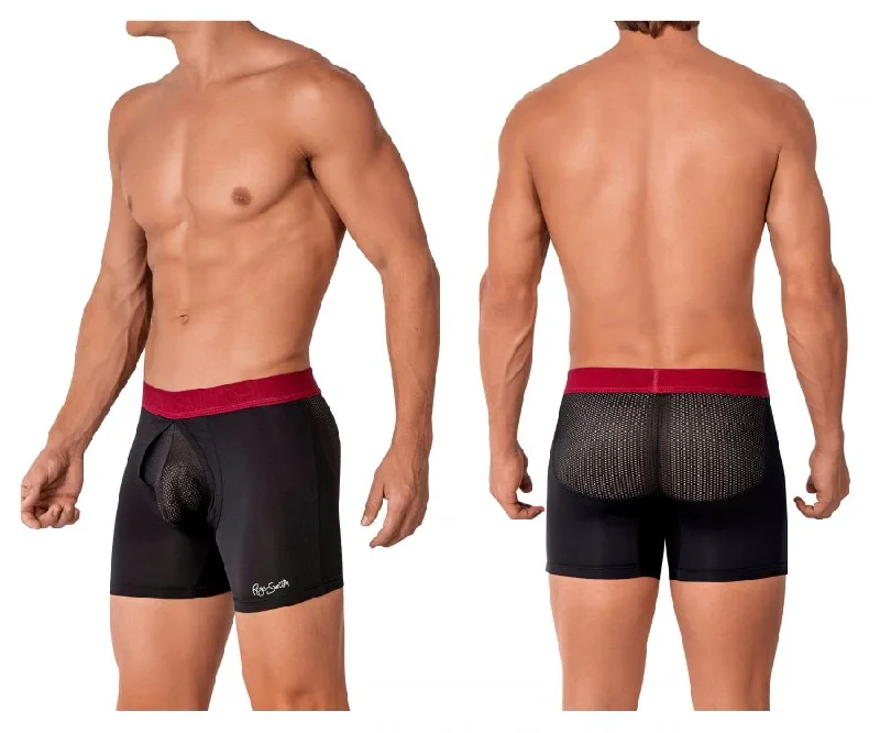 High - rise men's boxer briefs for extra supportRoger Smuth RS010 Boxer Briefs Color Black High - rise men's boxer briefs for extra supportRoger Smuth RS010 Boxer Briefs Color Black