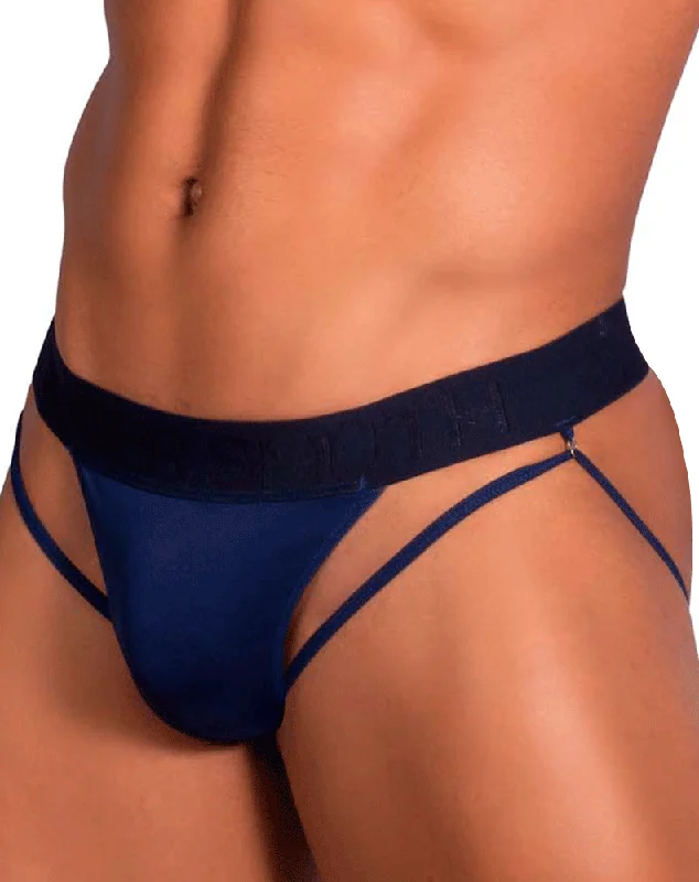 Stretch - lycra men's thongs for flexibilityRoger Smuth Rs077 Thongs Navy