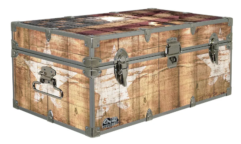 Mid - rise men's trunks for a balanced coverageDesigner Trunk - Rustic Americana - 32x18x13.5" Mid - rise men's trunks for a balanced coverageDesigner Trunk - Rustic Americana - 32x18x13.5"