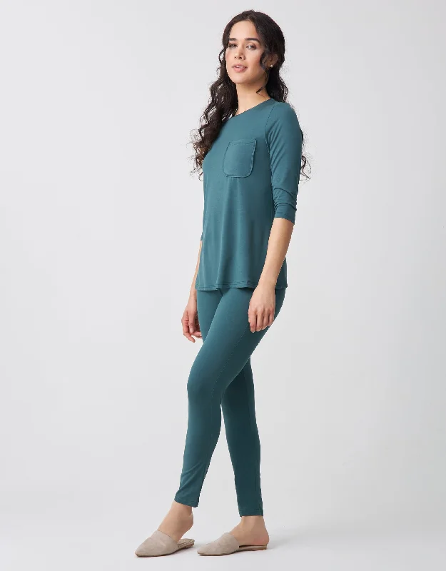 Men's robes with a satin trim for added sophisticationSatin Trimmed Soft Pajama Legging Set with Pocket Teal Men's robes with a satin trim for added sophisticationSatin Trimmed Soft Pajama Legging Set with Pocket Teal