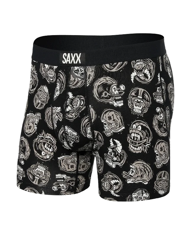 Solid - color men's boxer briefs in classic huesSaxx Men's Vibe Super Soft Boxer Brief - Brain Bucket Black Solid - color men's boxer briefs in classic huesSaxx Men's Vibe Super Soft Boxer Brief - Brain Bucket Black